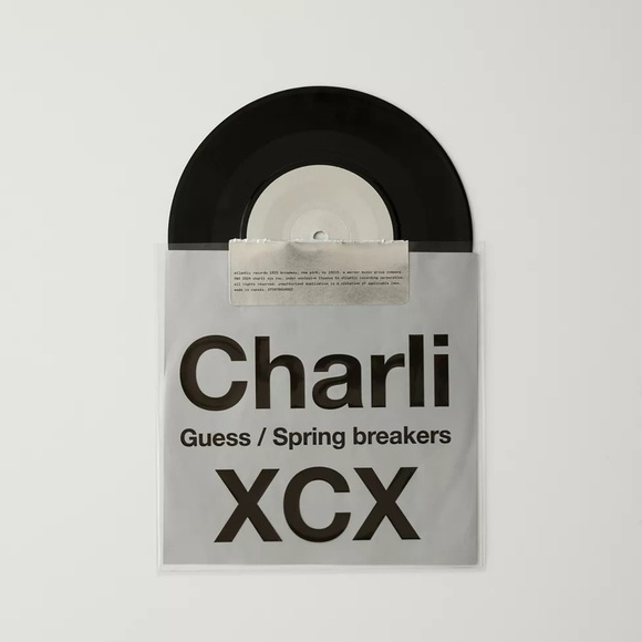 Charli XCX - Guess/Spring Breakers 7 Inch” Vinyl UO Singles Day Exclusive - Picture 3 of 4